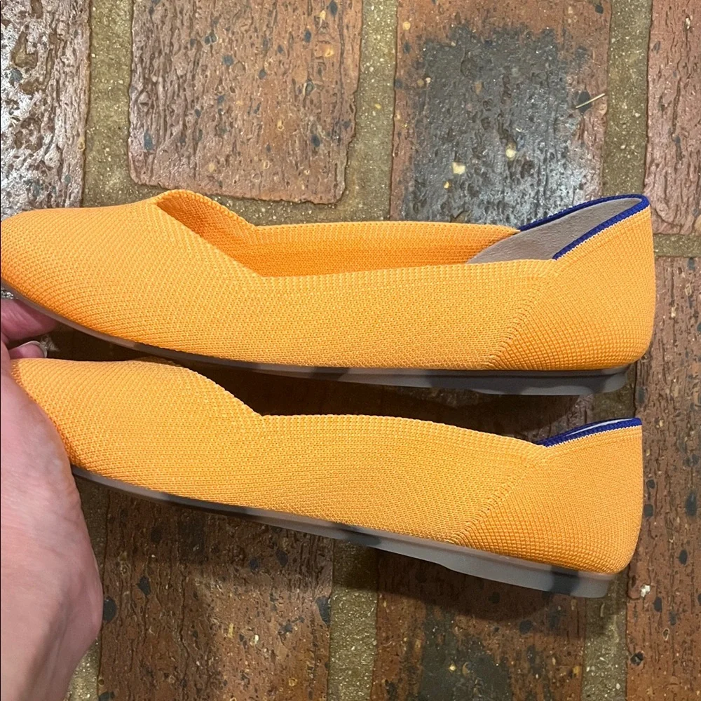 Rothy's Women's Orange rounded toe Flats - Picture 7 of 11